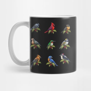 Holiday Bird Sticker Set 1 Mug